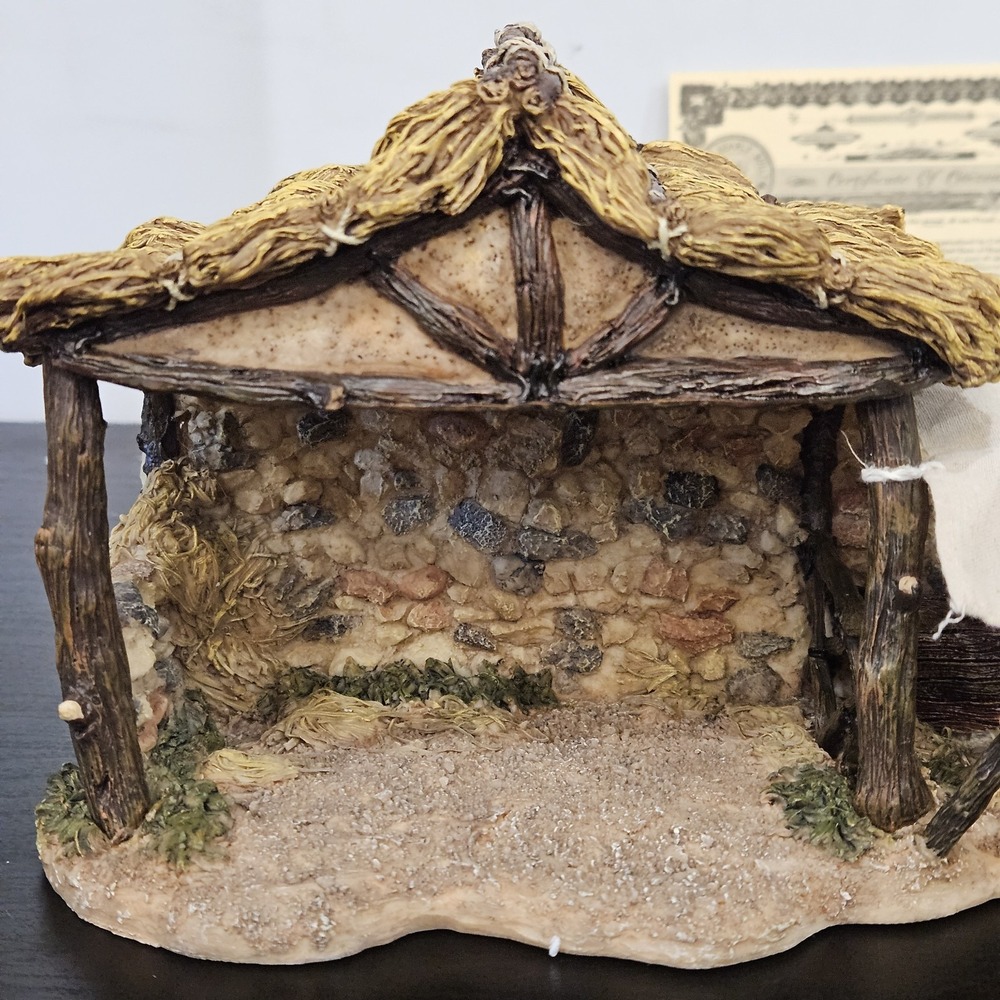 Boyds St Nicholas Chapel Nativity PAC + Figs Follow Yonder Star Christmas OB EUC - Picture 8 of 16